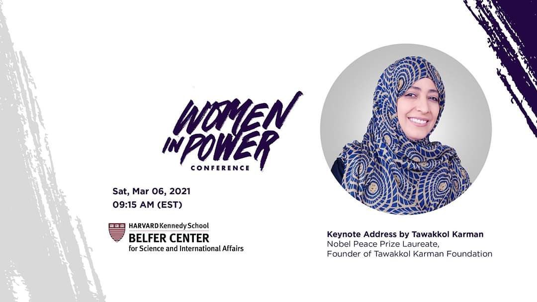 Mrs. Tawakkol Karman participated in the opening of the annual conference Women in Power